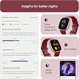 Fitbit Versa 4 Smartwatch GPS 6 Day Battery iOS Android Beet Copper Rose view 5