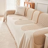 BIVOO Chenille Double Sided Sofa Cover 180x260cm Gray Protector view 2