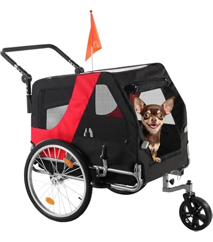 Amazon.com: eabagi-fo-doggu (AirBuggy for Dog) Nest Bike Towbar