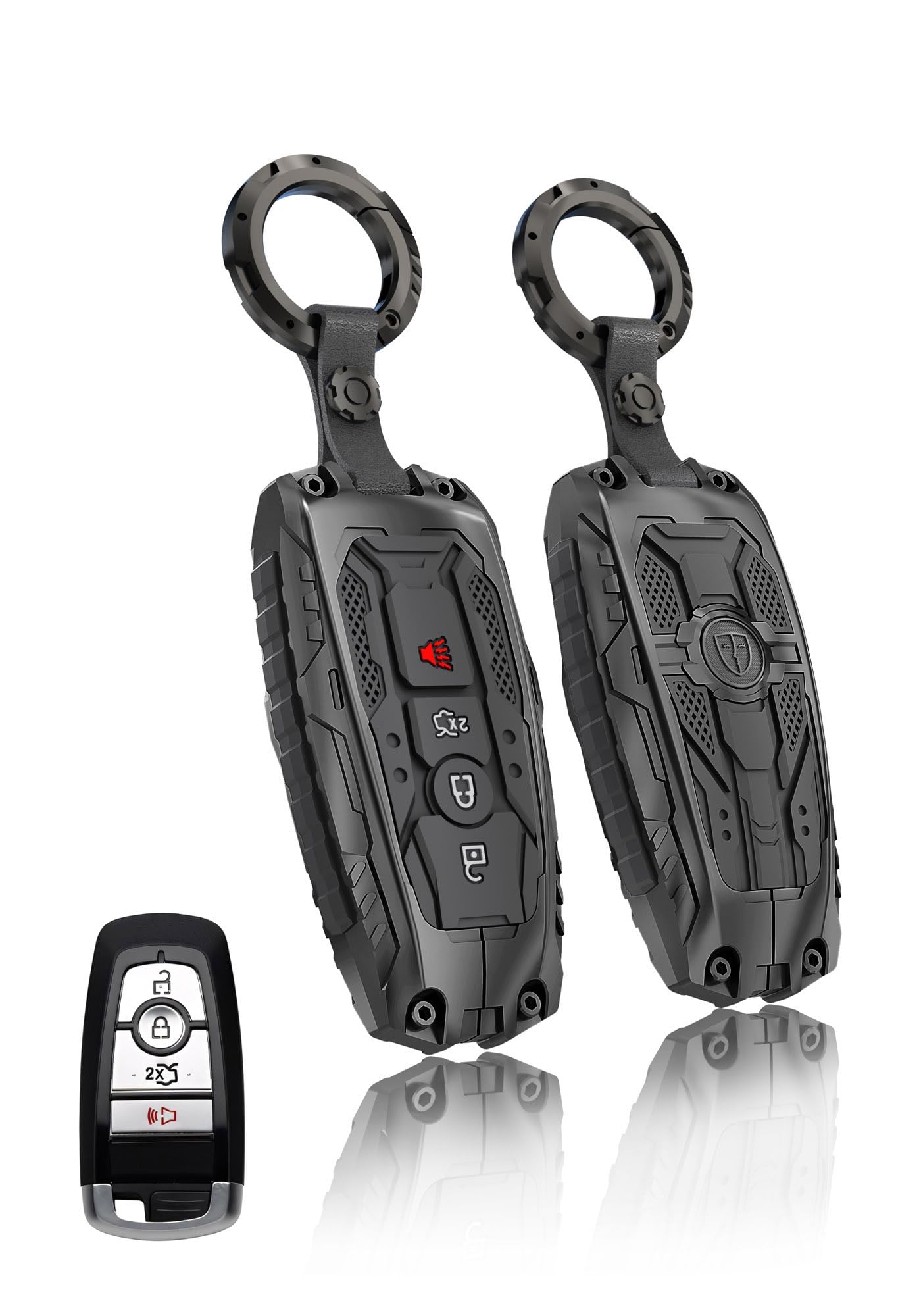 Photo 1 of ***MISSING PARTS***
Heavy Key Fob Cover for Ford, Key Fob Case Protector Accessories Fits for Ford 2018-2024 Explorer F-150 Fusion Mustang Escape Edge Mustang Ranger Expedition Maverick Transport (4 Buttton-Black)