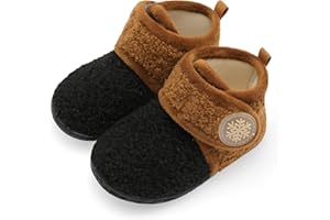 FEETCITY Baby Booties Girls Boys Infant Slippers First Walkers Shoes Warm Socks Newborn Crib Shoes