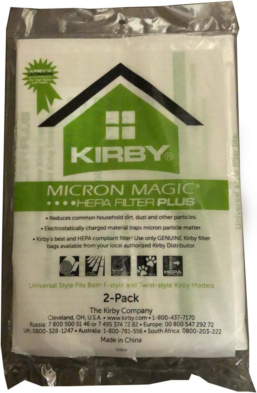 Kirby Micron Magic Micro Allergen Plus HEPA Vacuum Filter Bags 205814A