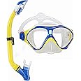 HH HHAO SPORT Snorkeling Gear for Kids with Foldable Silicone Full Dry Snorkel, Kids Snorkel Set Anti Leak Youth Junior Snorkeling Package Diving Mask Soft Tube with Mesh Bag Scuba Swimming Goggles