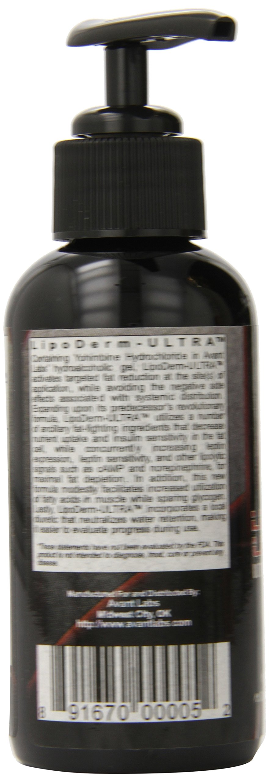Avant Labs Lipoderm Ultra Topical Fat Burner With Yohimbine And