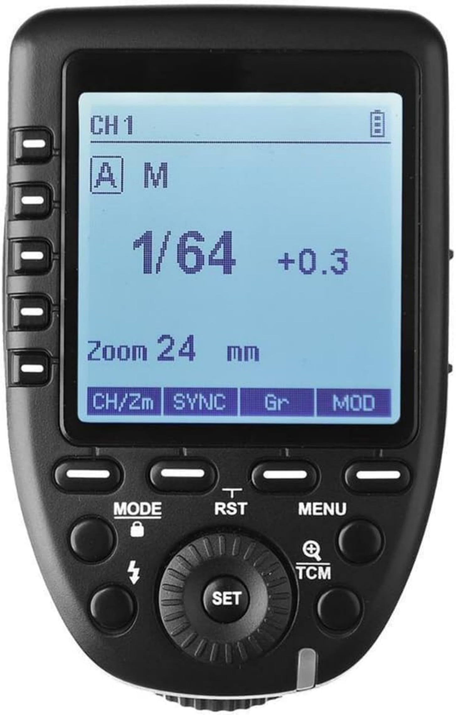 Godox XproS Xpro-S TTL Wireless Flash Trigger for Sony, 1/8000s HSS TTL-Convert-Manual Function Large Screen Slanted Design 5 Dedicated Group Buttons 11 Customizable Functions (XProS for Sony)