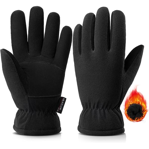 MioCloth Winter Warm Thermal Suede Glove Fleece Lining Driving