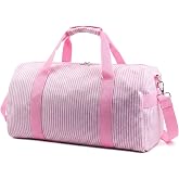 Girls Duffle Bag Kids Weekender Overnight Travel Bags with Shoe Compartment for Girls Dance Bags, Sleepover Bag,Overnight Bag for Teen Girls