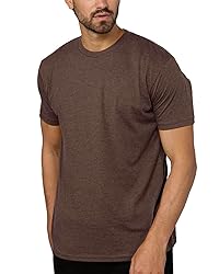 INTO THE AM Premium Men's Fitted Crew Neck Plain