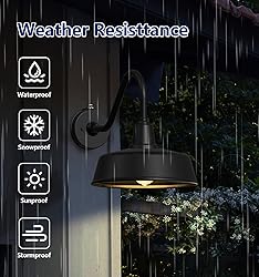 Ytzlvw 12.6 Inch Barn Lights Outdoor Dusk to Dawn