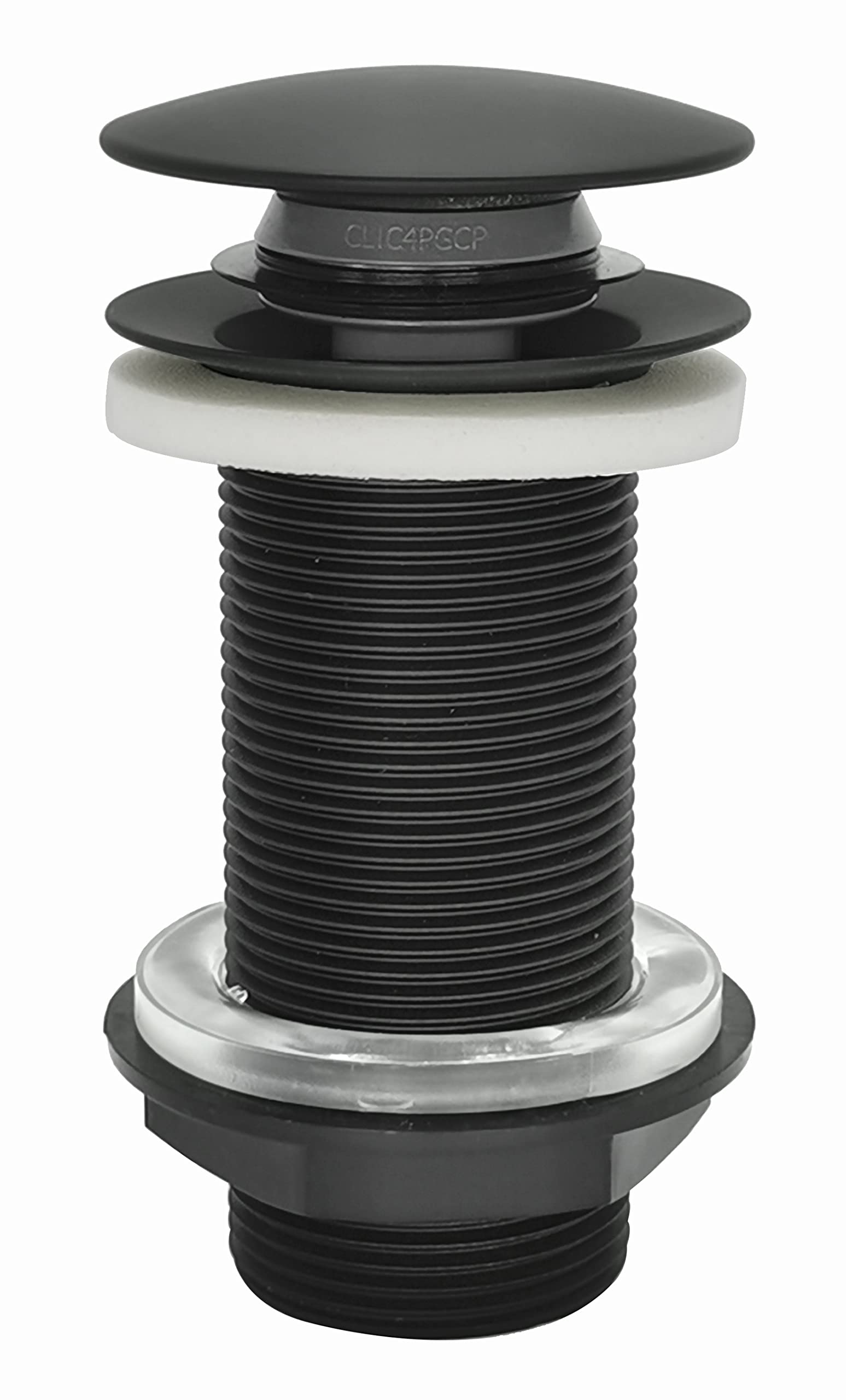 Edouard Rousseau Drainage Plug for Extra Thickness Without Overflow Black Finish