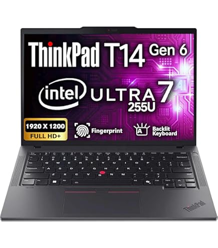 Amazon.com: Lenovo ThinkPad T14 Gen 6 Business Laptop 14