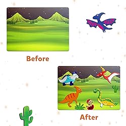 Skillmatics Foil Fun - Dinosaurs, No Mess Art for