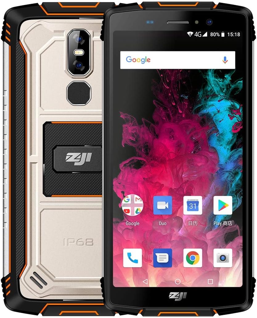 HOMTOM ZOJI Z11 Rugged Phone 4GB+64GB 10000mAh Battery 5.99 inch Android 8.1 MTK6750T Octa Core up to 1.5GHz GSM & WCDMA & FDD-LTE (Orange)