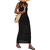 BTFBM Crochet Swimsuit Coverup for Women Summer Outfits Spring 2026 Swimwear Bathing Suit Cover Up Beach Vacation Clothes