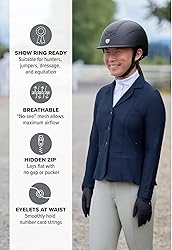 Kerrits Kids Affinity Aero Show Coat Navy Size: M