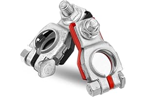 1 Pair Battery Terminal Connectors for Nissan-Compatible with Nissan/Rouge/Maxima/Murano/Sentra, Positive & Negative Battery 