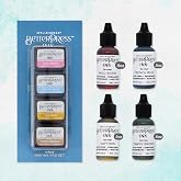 Spellbinders BetterPress Letterpress Ink Pad &amp; Reinkers Bundle (Nature)