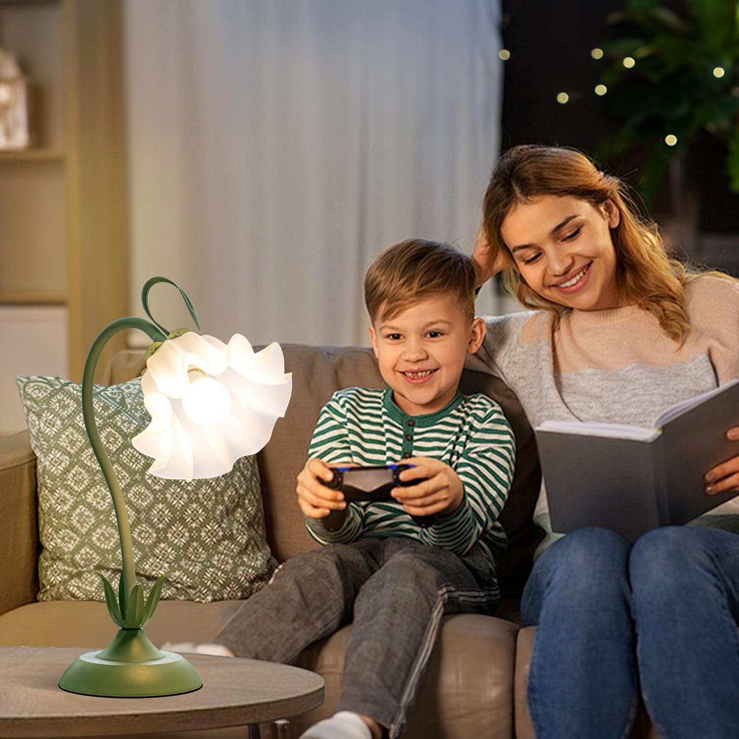 Vintage Flower Desk Lamp