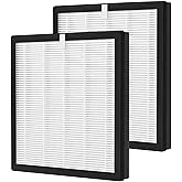 Luripid G3 Air Purifier Replacement Filter, Compatible with AMEIFU G3 (Sferf-30) Air Purifier, VEWIOR A3 Air Purifier and Tailulu HQZZ-260, 3-in-1 H13 True HEPA Air Cleaner Filter, 2 Pack