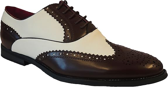 .boutique Retro 1920�s 30�s 40�s Mens Two Tone Wing tip
