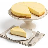 ANDY ANAND CHOCOLATIER Luxurious New York Cheesecake 9" | Handcrafted With Real California Cream Cheese, Fresh Eggs &amp; Vanilla No Preservatives | Silky, Rich Unique Flavor, Pre-Sliced - Gourmet Gift (2 lb)