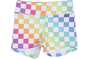 Destira Girls Gymnastic High Waisted Shorts - Compression Athletic Performance Sport Shorts, GIRLS/CHILD Sizes