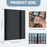 Lictin 9-Pocket Trading Card Album 396 Pockets Black Card Binder Folder Holder view 3
