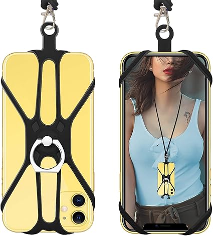 Amazon Shanshui スマホストラップ シリコンストラップ 第2代 ケータイストラップ 携帯の落下防止 滑り止めスマホケース 携帯りんぐホルダー 伸びる 全機種対応 ブラック ストラップ マスコット 通販