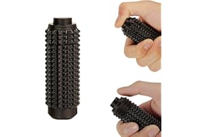 SnapMorph Little Ouchies Fidget Toy, Pain Stim Toy with Buttons and Spinning - Stress Relief & Pain Relief Stimulation for Adults & Teens,1PCS Black