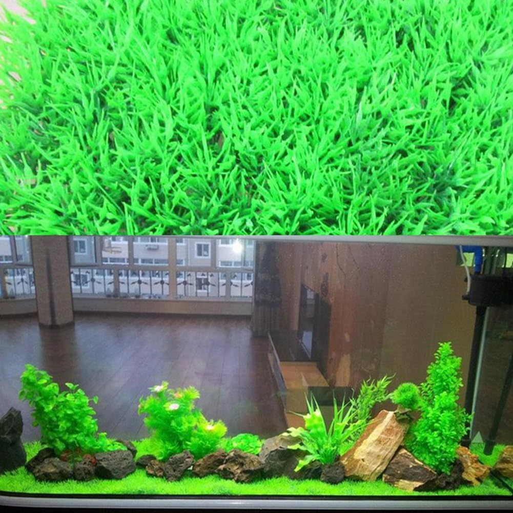 Honory99 New Green Fish Tank Simulation Grass Lawn Turf Aquarium Landscaping Decorations 2525cm