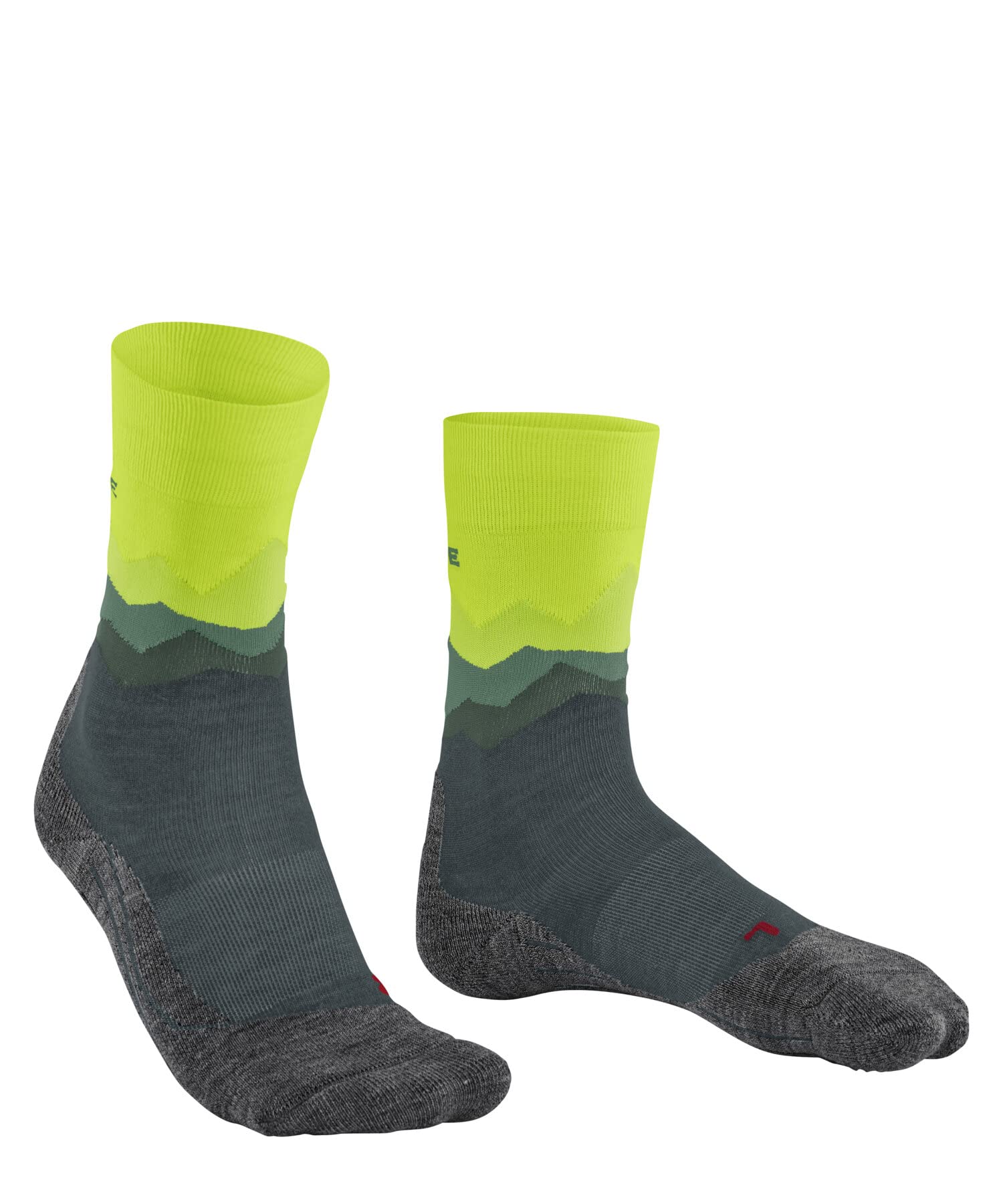 FALKE Herren Wandersocken TK2 Explore M So Wolle Funktionsmaterial antiblasen dick 1 Paar, Grau Steel Grey 3583 Crest-O, 39-41 6