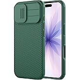 Nillkin for iPhone 17 Case with Slide Camera Cover, Thin Slim Fit, Shockproof Protective, Protector Privacy, Phone Case iPhone 17 Camera Lens Protector 6.3 inch, Green