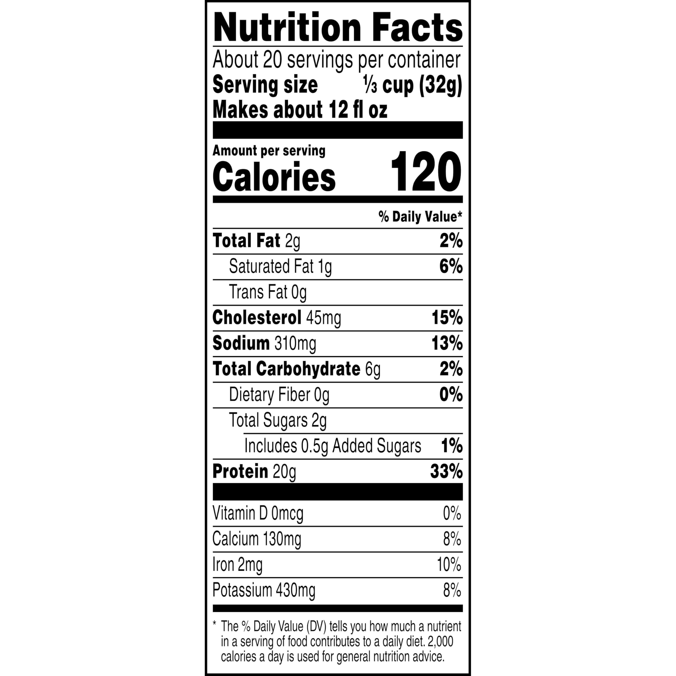Gatorade Whey Protein Powder, Chocolate, 22.4 Ounce (20 servings per canister, 20 grams of protein per serving)