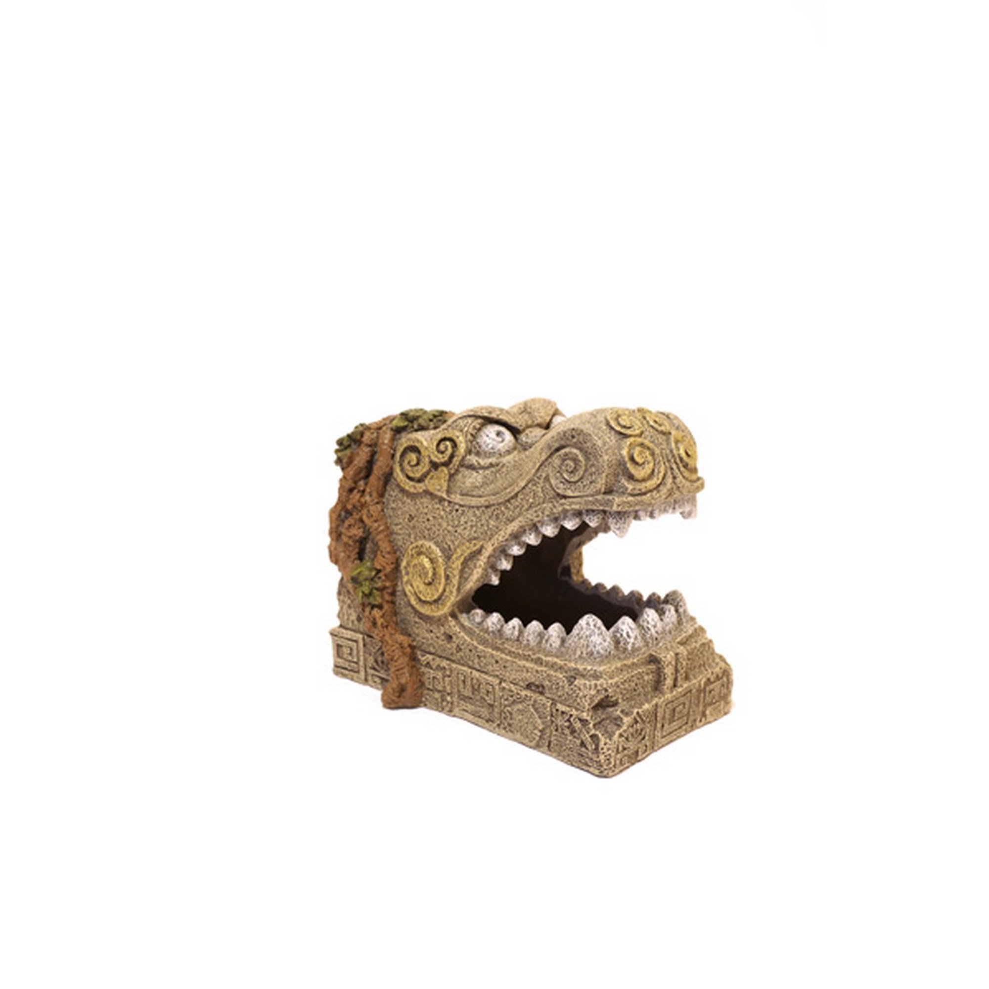 Rosewood Serpent Head Tomb Aquarium Decor