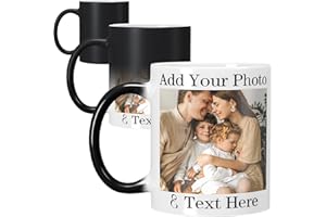 Custom Magic Coffee Mug Personalized Coffee Mug with Photo Text Custom Heat Sensitive Photo Mug Color Changing Coffee Mugs No