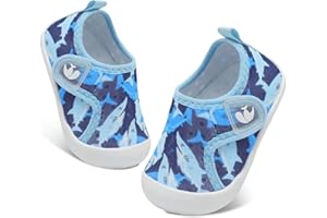FEETCITY Wide Baby Water Shoes Boys Girls Barefoot Shoes Quick-Dry Kids Aqua Socks for Beach Swim Pool