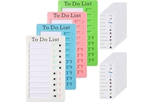 Aleric 4 Pcs Chores Chart for Kids, Daily Routine Chore Chart for Kids, Visual Schedule for Kids Chore Charts, Chore Board, RV Checklist, Sliding Planning Board to Do List ADHD Tools for Multiple Kids