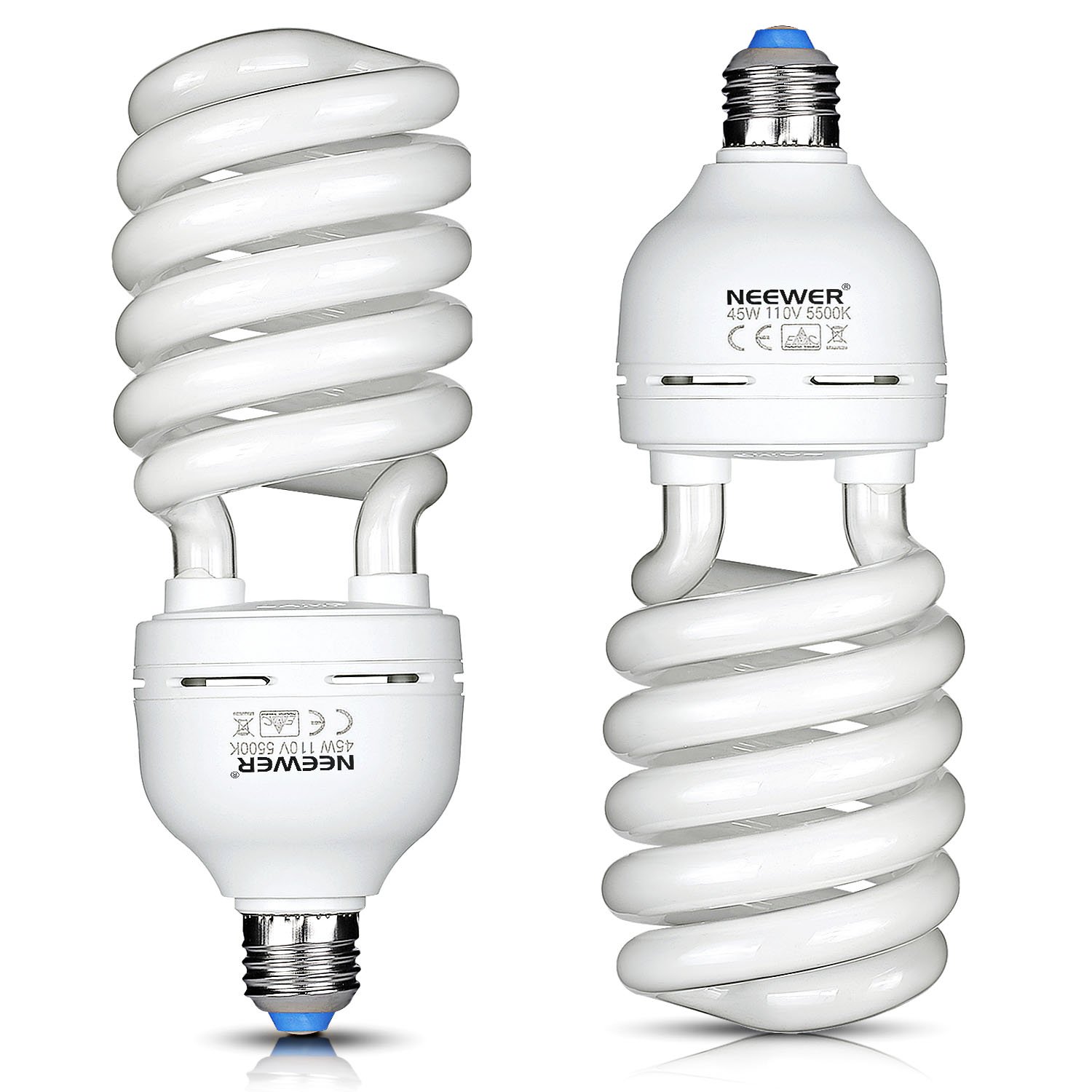 Neewer® 45W 110V 5500K Triphosphor Spiral CFL Daylight Balanced Light