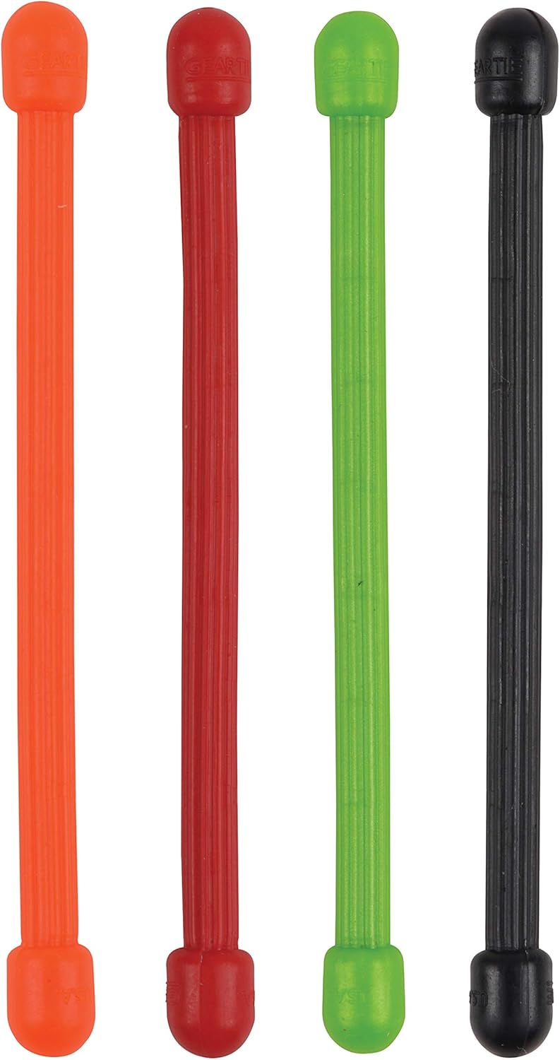 Nite Ize GT3-4PK-A1 Original Gear, Reusable Rubber Twist Tie, Made in The USA, 3-Inch, 3" - 4-Pack, Assorted Colors, 4 Count: Home Improvement