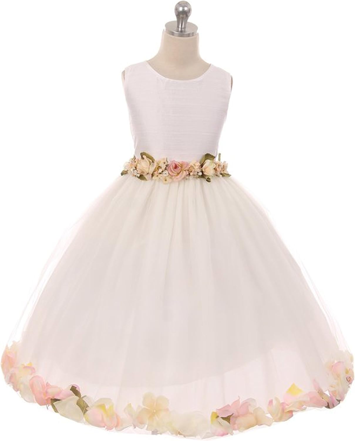 kids silk gown