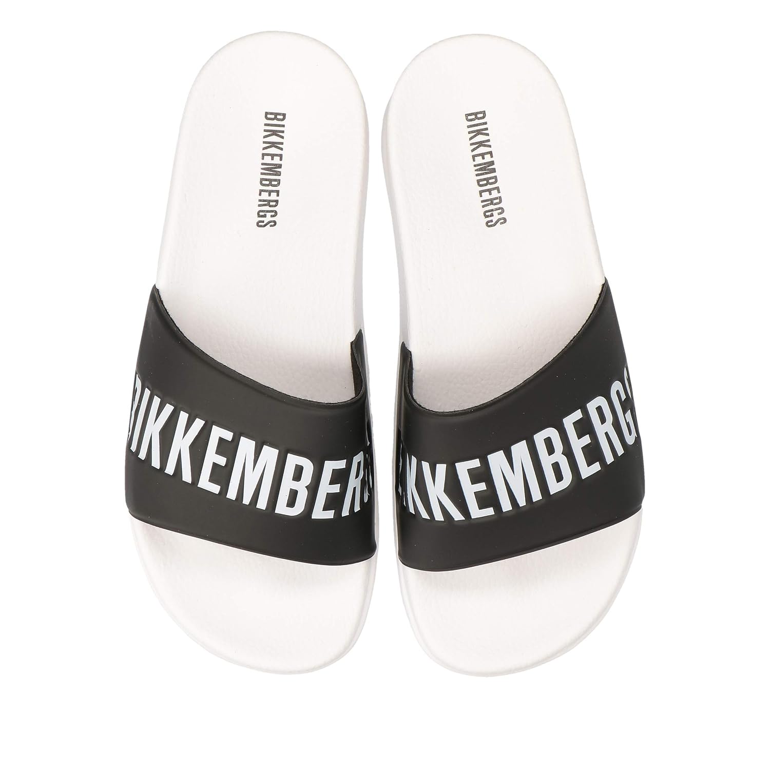Bikkembergs Ciabatte Uomo swimm-er 652 Black/White bke109145 Scarpe e borse  urban-earth.co.uk