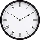 Amazon Basics 12" Roman Wall Clock, Black
