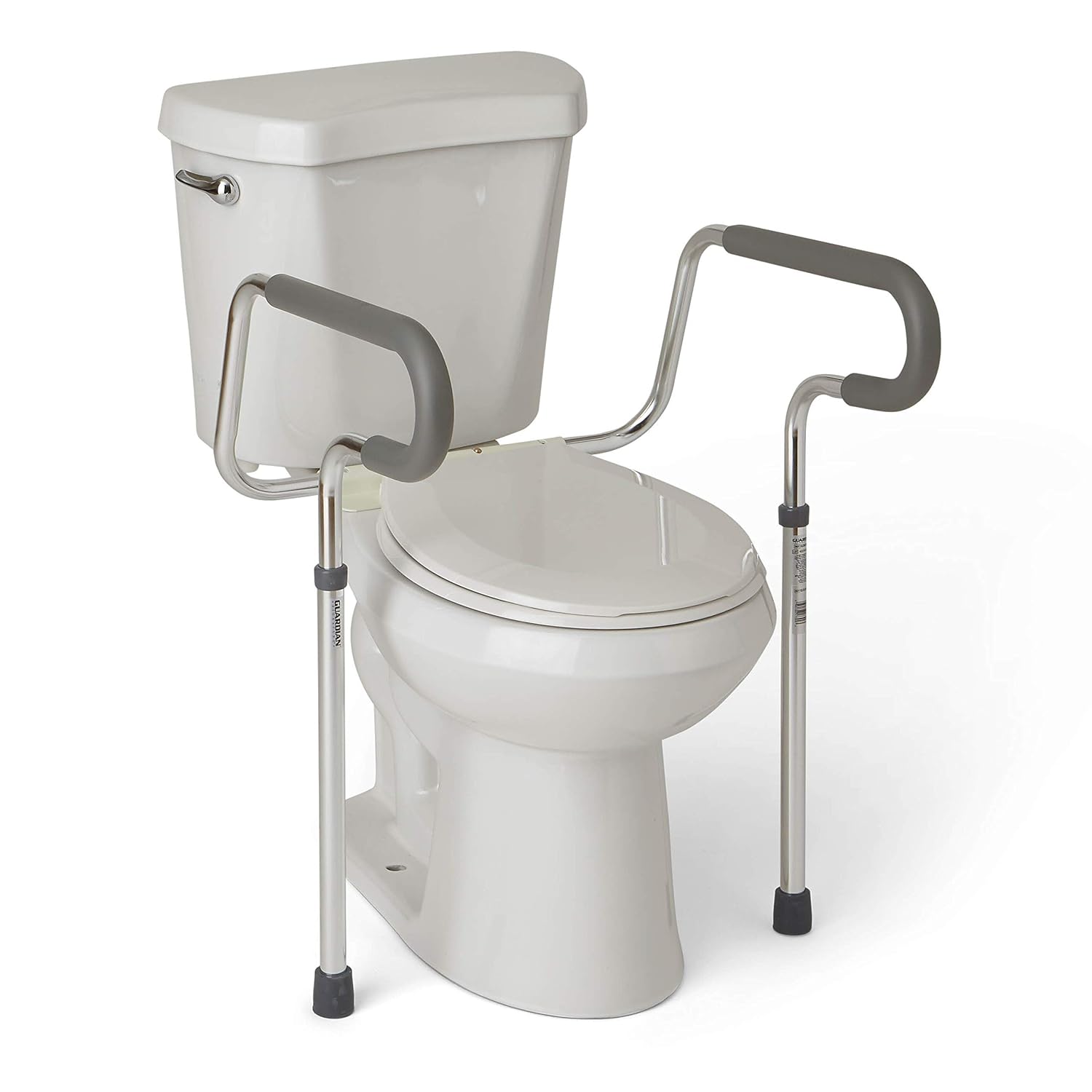 Medline's Guardian Toilet Safety Rail with Adjustable Height for