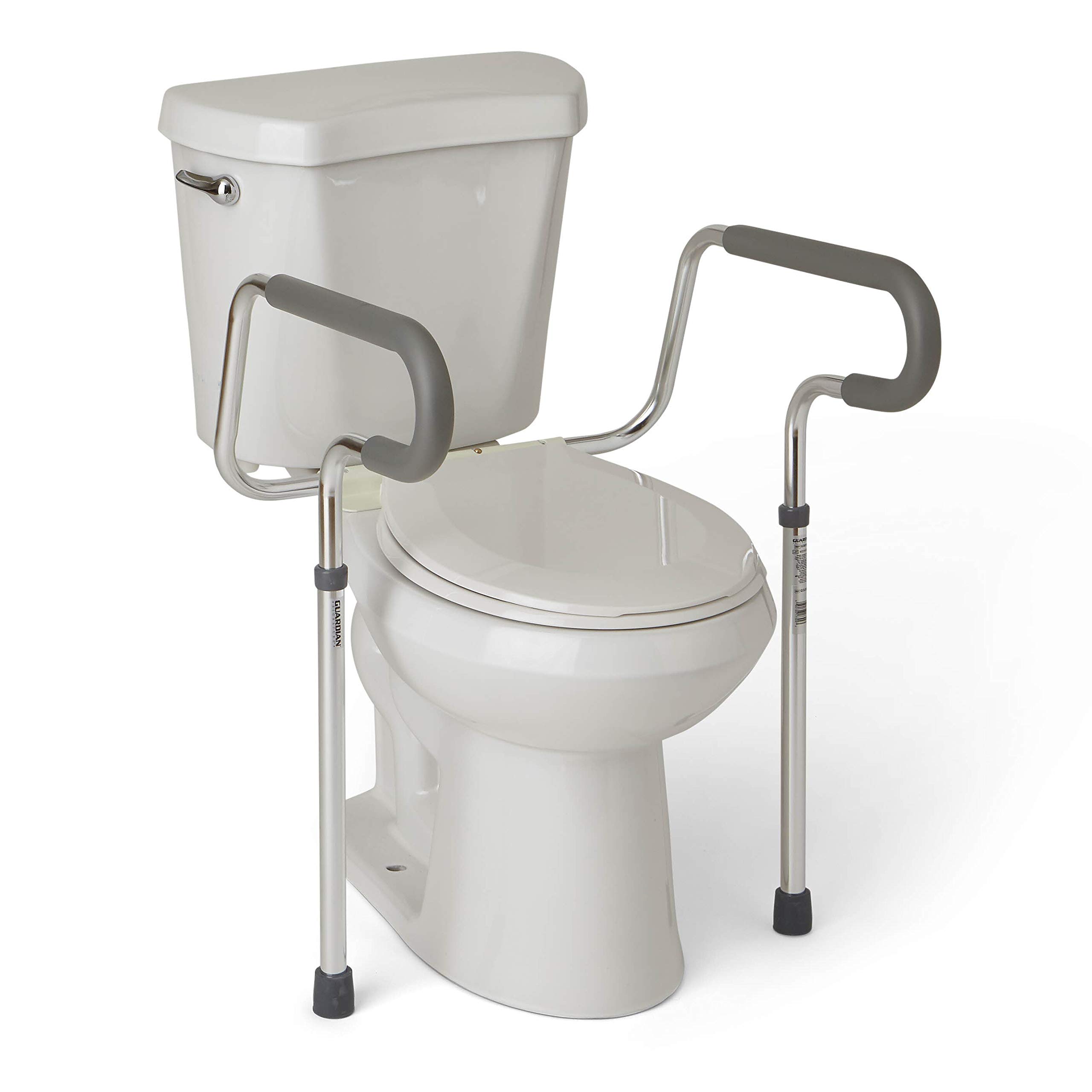 Medline's Guardian Toilet Safety Rail with Adjustable Height for