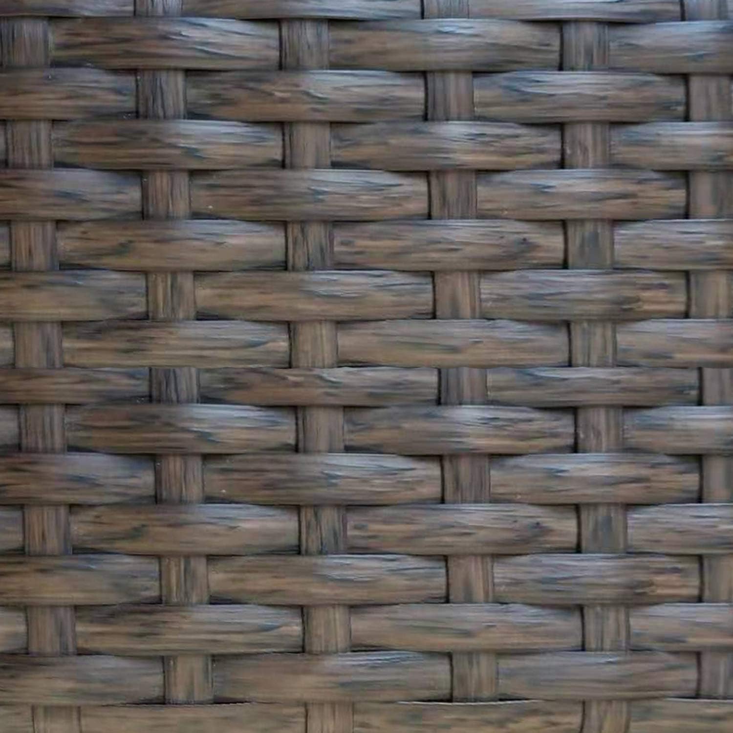  Basics Outdoor Reversible Chaise Wicker Rattan Sectional 3-Piece Set with Cushions and Ottoman, Brown : Garden & Outdoor