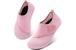 Scurtain Kids Toddler Water Shoes Barefoot Quick-Dry Aqua Socks for Boys Girls Baby with Non-Slip Rubber Sole