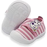 WILLFUN Toddler Squeaky Shoes Baby Boy Girl First-Walking Sneakers Infant Soft Sole Little Kid Trainers for 0-3-Year-old First Walkers