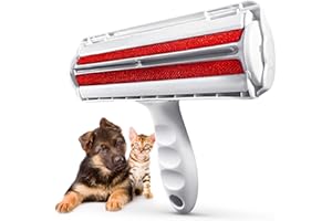 2 Brothers Wholesale Couch Pet Hair Removal Tool and Roller - Reusable, Easy-to-Clean Dog Hair Remover for Couch and Car, No Batteries or Mess, Ideal for Cat Hair Too