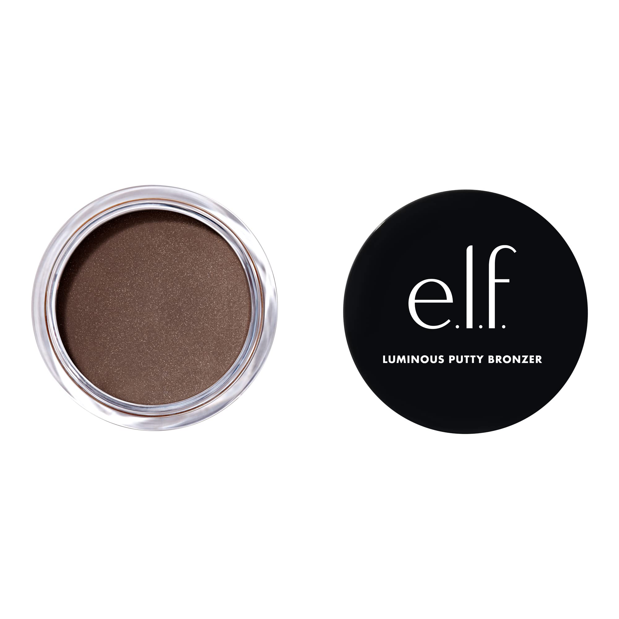 e.l.f. Luminous Putty Bronzer, Lightweight Putty-to-Powder Bronzer For A Radiant, Glowing Finish, Highly Pigmented, Vegan & Cruelty-Free, Island Hopping