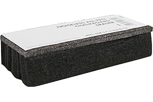 Chalkboard Eraser, Noiseless, Dustless, Black (SPR1)